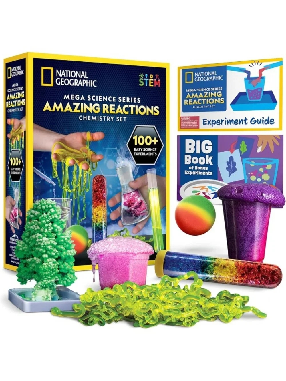 Ultimate Chemistry Set for Kids - 100+ Science Experiments, Crystal Growing